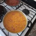 El cooksnap de marina cuando hizo Humita a la olla.