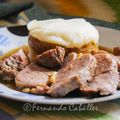 El cooksnap de Fernando Caballer Carbonell cuando hizo Solomillo de cerdo a la miel y mostaza con milhoja de patata y cebolla caramelizada.