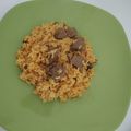 El cooksnap de Begoña Carracelas Millan cuando hizo Arroz con setas y solomillo.