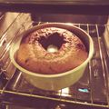 El cooksnap de Andrea cuando hizo Queque de plátano, naranja y cacao :).