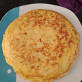 El cooksnap de Lorena cuando hizo Tortilla de patata al microondas.