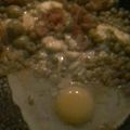 El cooksnap de Leonardo Garcia cuando hizo Arvejas salteadas con huevo.
