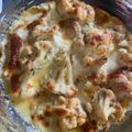 El cooksnap de Lucía Hernández cuando hizo Coliflor al horno.
