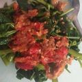 Cooksnap dari Bunda Zeilda untuk resep Plecing Kangkung Lombok