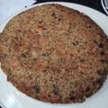 El cooksnap de Jorge cuando hizo Hamburguesas de lentejas y porotos negros.