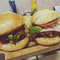 El cooksnap de Angeles Pastrana cuando hizo Hamburguesa casera en pan de hamburguesas casero ❤.