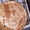 El cooksnap de Silvia Cuello cuando hizo Tarta de jamón y queso.
