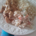 El cooksnap de Katherine Valencia Grisales cuando hizo Pollo al curry.