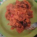 El cooksnap de Reina Godoy cuando hizo Arroz con salsa de albóndigas 😉👩‍🍳.