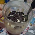 El cooksnap de Anna Bella alias Moni Argento cuando hizo Mousse de banana y dulce de leche 🍌.