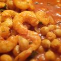 El cooksnap de ItaliaMiAmor cuando hizo Garbanzos estofados con langostinos.