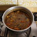 El cooksnap de Veronika Elkhovikova cuando hizo Estofado de solomillo de cerdo con patatas y calabaza.