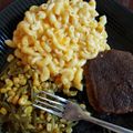 Valorie Nowlin's cooksnap of when they made crock pot Mac & cheese.
