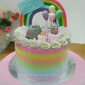 Cooksnap dari windi (bundie) untuk resep Steamed Rainbow Cake aka Rainbow Cake Kukus