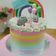 Cooksnap dari windi (bundie) untuk resep Steamed Rainbow Cake aka Rainbow Cake Kukus