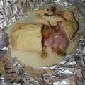 El cooksnap de Jav Paniagua cuando hizo Pechugas rellenas al vapor.