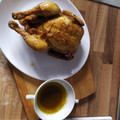 El cooksnap de Monica cuando hizo Pollo asado entero con su salsa en freidora de aire (AirFryer).