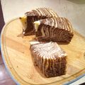 Sarwat Bilal's cooksnap of when they made Zebra cake.