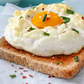 Asma Parveen's cooksnap of when they made சீஸ் கிளவுட் எக்ஸ் -(Cheesy Cloud eggs recipe in tamil).