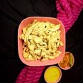 Sneha Patel's cooksnap of when they made વણેલા ગાંઠિયા (Vanela Ganthiya Recipe In Gujarati).