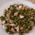 El cooksnap de Ana Barco cuando hizo Guisantes con pollo.