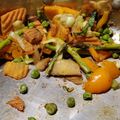 kate's cooksnap of when they made Bandhakopir Ghonto (Cabbage Stir Fry).