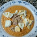 El cooksnap de Vira cuando hizo Porra malagueña de mi madre.