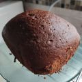 El cooksnap de Daniela Conza cuando hizo Torta de chocolate en panificadora, decorada con glasé de limón.