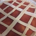 El cooksnap de Day Ludueña cuando hizo Pasta frola con aceite.
