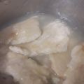 El cooksnap de maria cuando hizo Pollo al limón estilo chino.