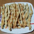 El cooksnap de Gise DiGi cuando hizo Palitos salados saborizados.