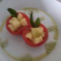 El cooksnap de Moka cuando hizo Ensalada Caprese.