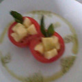 El cooksnap de Moka cuando hizo Ensalada Caprese.