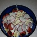 Aquaice79's cooksnap of when they made Italian chicken sausage and pasta.