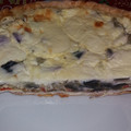 El cooksnap de Cari Pascual cuando hizo Tarta de berenjena y puerro.