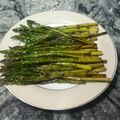 El cooksnap de Xus cuando hizo Espárragos trigueros a la plancha.