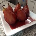 El cooksnap de Gladis Gavilan cuando hizo Peras al vino tinto.