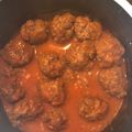 El cooksnap de samadors cuando hizo Albóndigas en salsa napolitana.