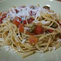 El cooksnap de Luis J. cuando hizo Espaguetis con verduras.