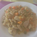 El cooksnap de Laura cuando hizo Estofado de pavo.