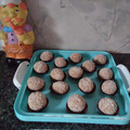 El cooksnap de Delma Delgado cuando hizo Trufas con dulce de leche y frutos secos 😋😋.