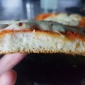 El cooksnap de Karen Zubiaurre cuando hizo Pizza sin gluten.