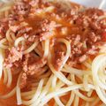 Cooksnap de Gustavo Silva quando cozinhou Bolonhesa com Esparguete.