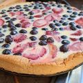 El cooksnap de Javiera Rodriguez cuando hizo Kuchen de yogurt y frutos rojos.
