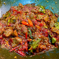 Cooksnap dari Koe Jessica untuk resep Oseng Mercon Sengkel dan tetelan Sapi