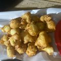 El cooksnap de Maris Rivero cuando hizo Buñuelos de queso, lechuga y cebolla.