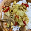 Cooksnap dari Novia untuk resep Nasi Gila (baso+sosis)