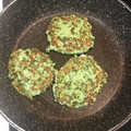 El cooksnap de Blankihealthy cuando hizo Hamburguesas de pollo y espinacas.