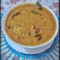 Priyanka Sinha's cooksnap of when they made কাতলা মাছের মাথা দিয়ে মুগ ডাল(katla macher matha diye moong dal recipe in bengali).