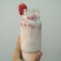 Cooksnap dari IbuQnan untuk resep KOREAN STRAWBERRY MILK | susu strawberry ala cafe-cafe Korea